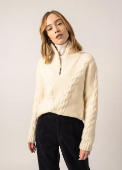 Saint James Jumpers, Cardigans, Jackets*Aberdeen Truck-collar Jumper Ecume