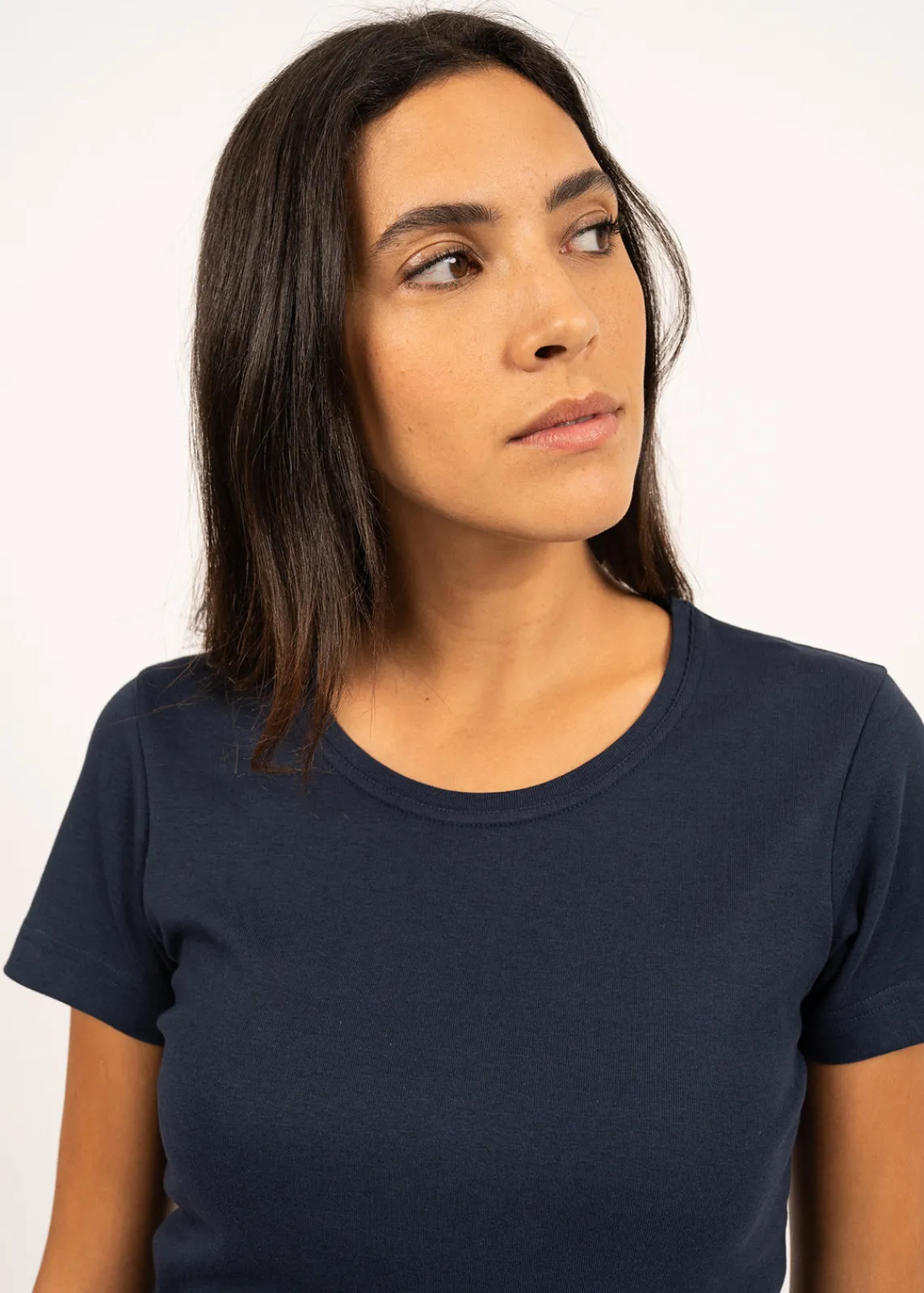 Saint James Tops & Polos*Ajaccio round neck t-shirt Marine