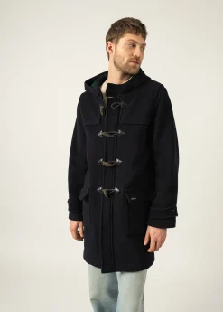 Saint James Coats*Antarctique classic duffle-coat Navy