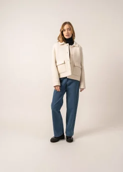 Saint James Jumpers, Cardigans, Jackets*Ardèche Workwear Jacket Blancd'hiver