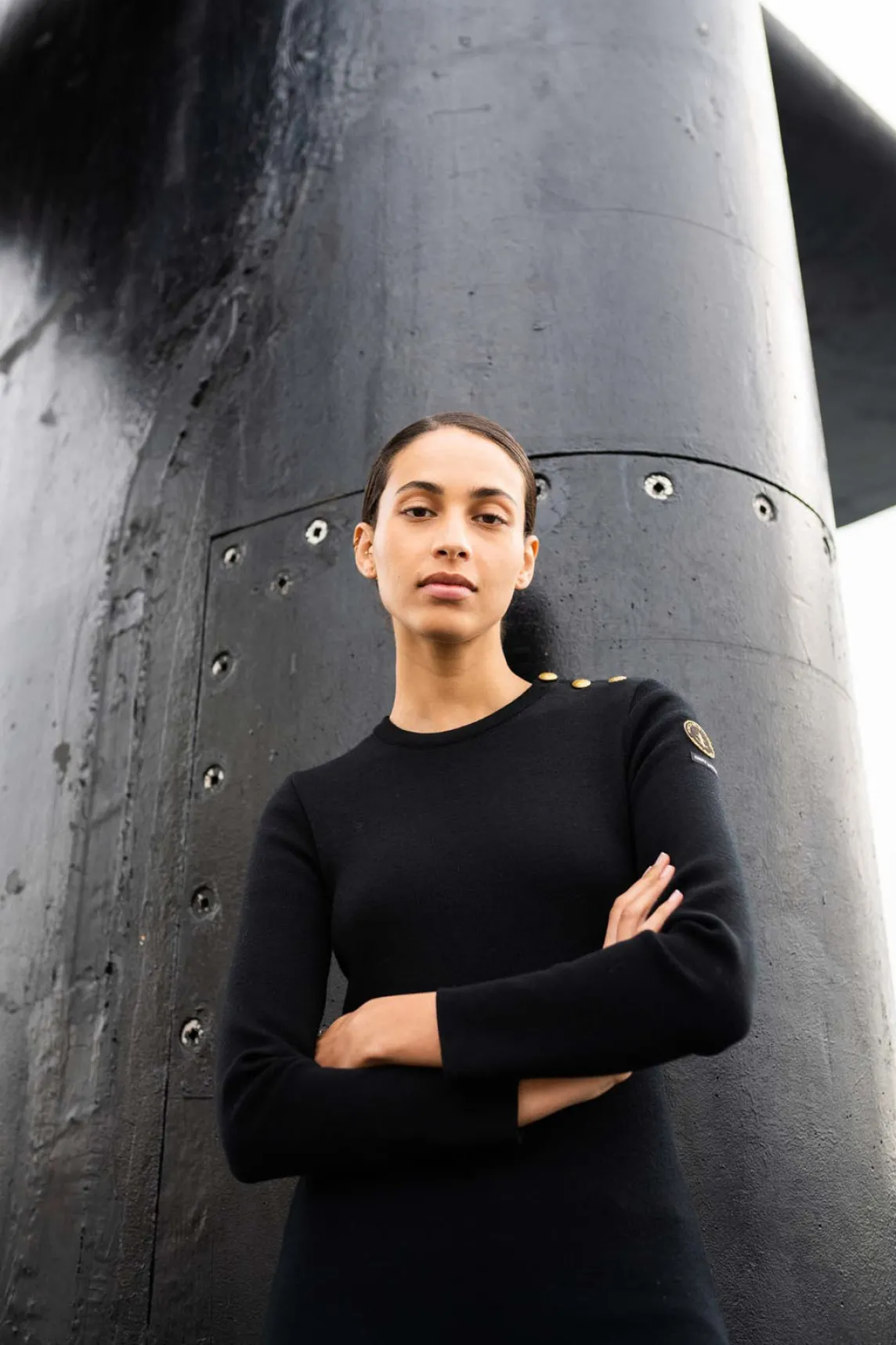 Saint James Sailor Jumpers|Sailor Jumpers*Astrolabe plain sailor jumper Noir