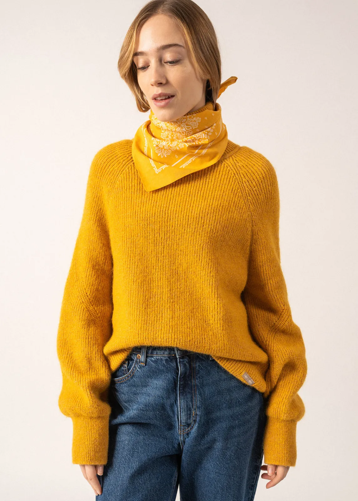 Saint James Accessories*Bandana scarf Ambre
