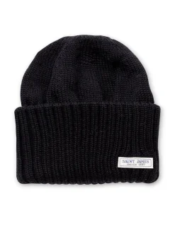 Saint James Hats & Beanies*Barbaresque turn-up hat Noir