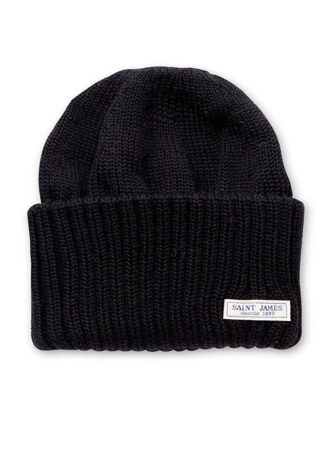 Saint James Accessories*Barbaresque turn-up hat Noir