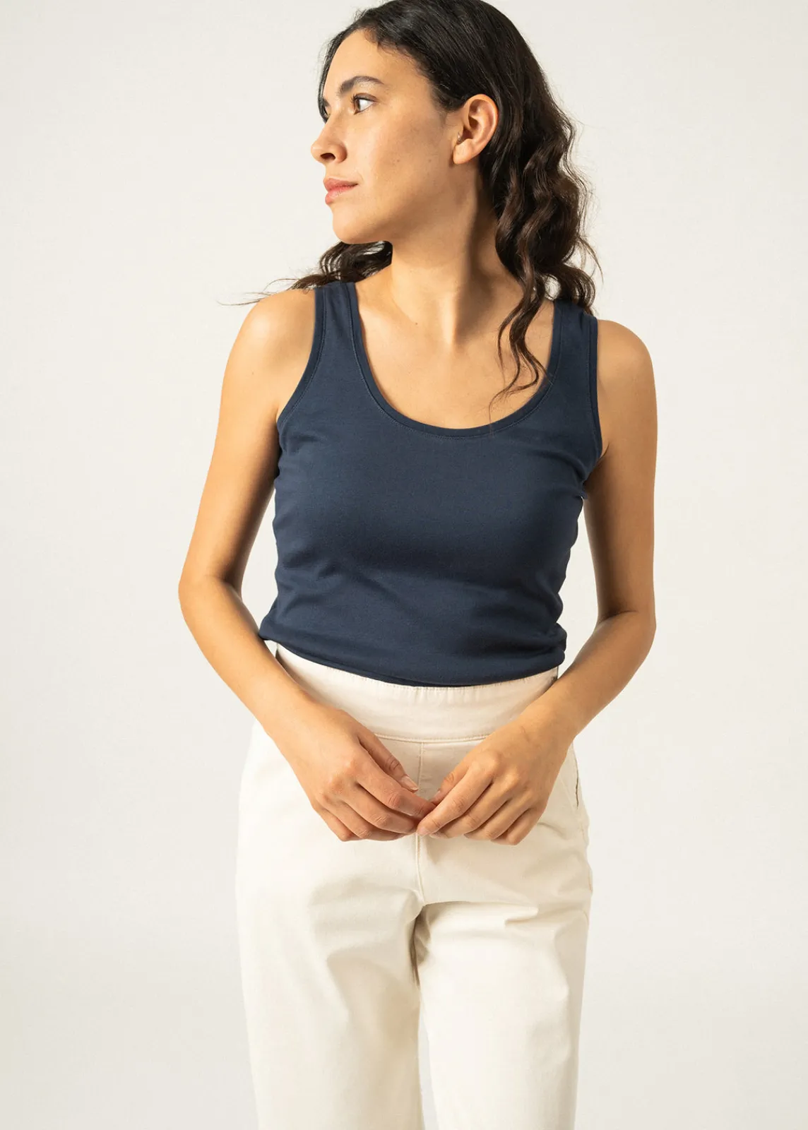 Saint James Tops & Polos*Bastia tank top Marine