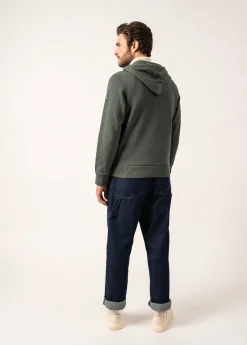 Saint James Jumpers & Cardigans*Benji hooded sweatshirt Vegetal