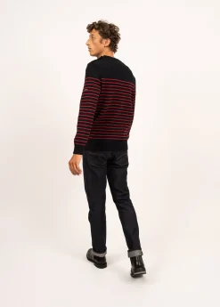 Saint James Sailor Jumpers|Sailor Jumpers*Binic striped sailor jumper Navy/medoc
