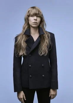 Saint James Coats*Bleu Comme Toi wool cloth peacoat Navy