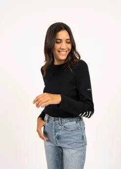 Saint James Sailor Jumpers|Sailor Jumpers*Bregançon plain sailor jumper Navy