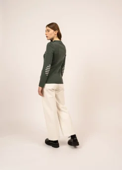 Saint James Sailor Jumpers|Sailor Jumpers*Bregançon plain sailor jumper Vegetal