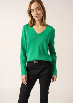 Saint James Jumpers, Cardigans, Jackets*Brehat V neck jumper Trefle