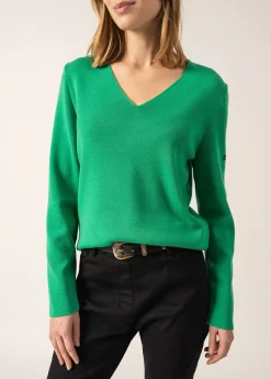 Saint James Jumpers, Cardigans, Jackets*Brehat V neck jumper Trefle