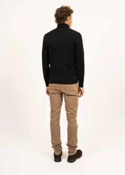 Saint James Sailor Jumpers|Sailor Jumpers*Bretagne turtleneck jumper Noir