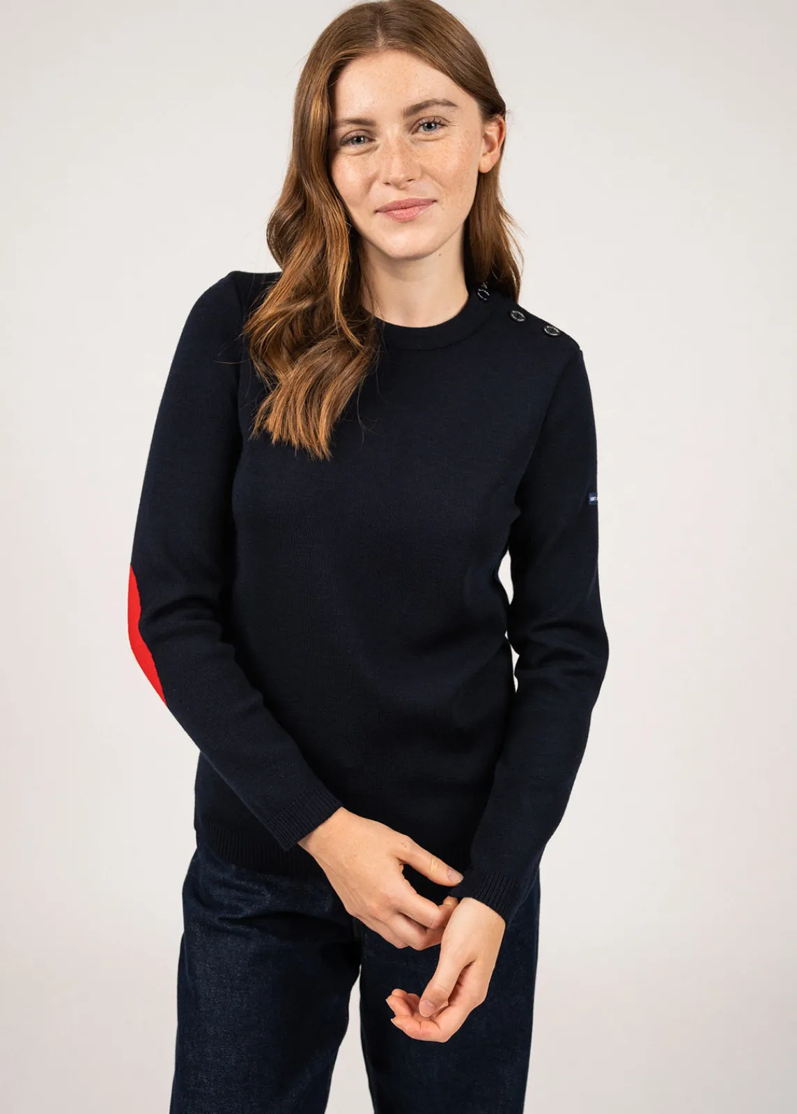 Saint James Sailor Jumpers|Sailor Jumpers*Brégançon Elysée jumper Navy