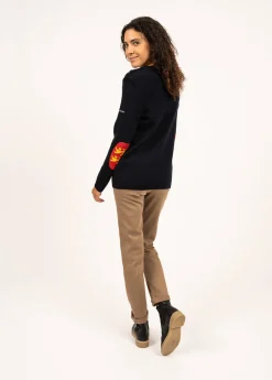 Saint James Sailor Jumpers|Sailor Jumpers*Brégançon Normandy jumper Navy/multico