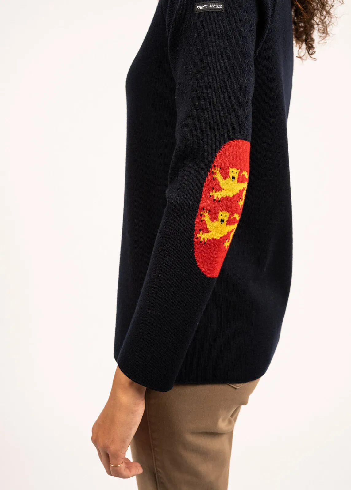 Saint James Sailor Jumpers|Sailor Jumpers*Brégançon Normandy jumper Navy/multico