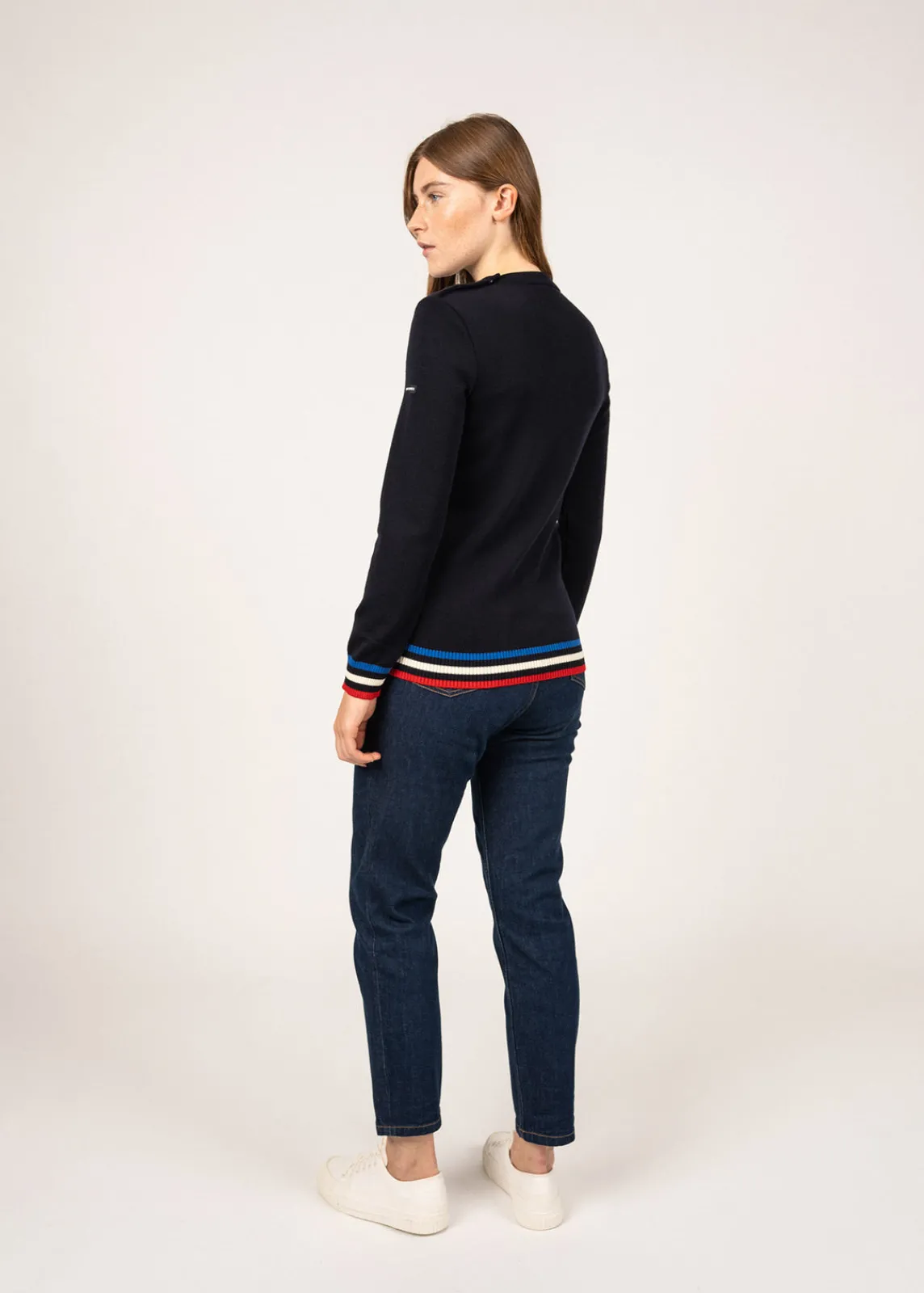 Saint James Sailor Jumpers|Sailor Jumpers*Brégançon sailor jumper Navy