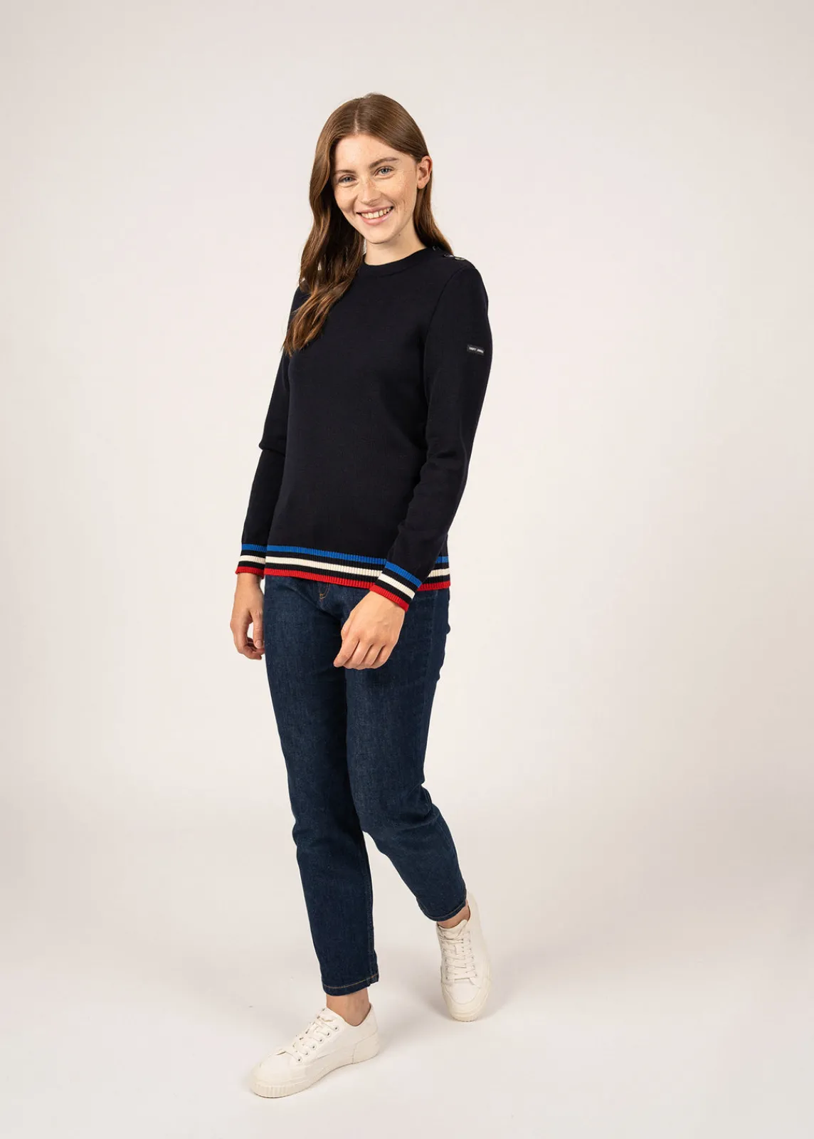 Saint James Sailor Jumpers|Sailor Jumpers*Brégançon sailor jumper Navy