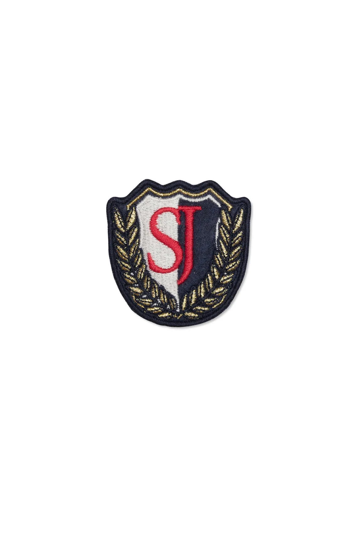 Saint James Brooches*Campus Brooch Navy/tulipe