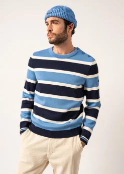 Saint James Sailor Jumpers|Sailor Jumpers*Cancale Campus Sailor Jumper Oxygene/insigne/ecume