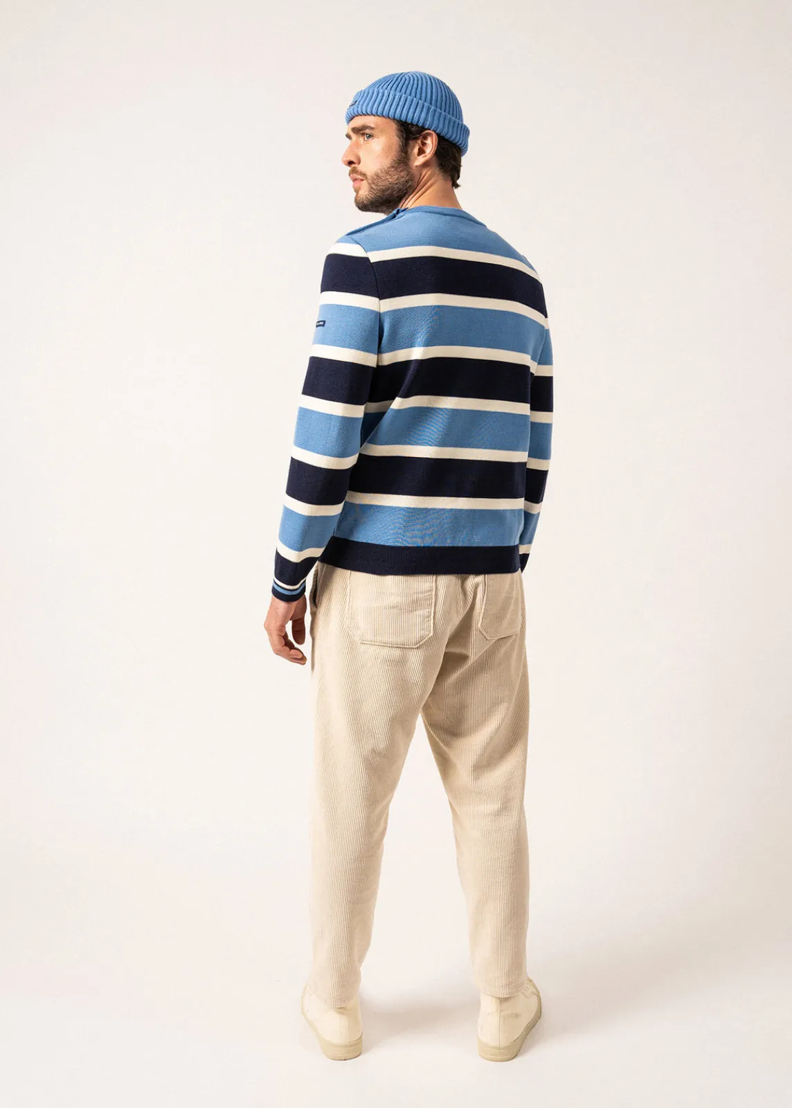 Saint James Sailor Jumpers|Sailor Jumpers*Cancale Campus Sailor Jumper Oxygene/insigne/ecume