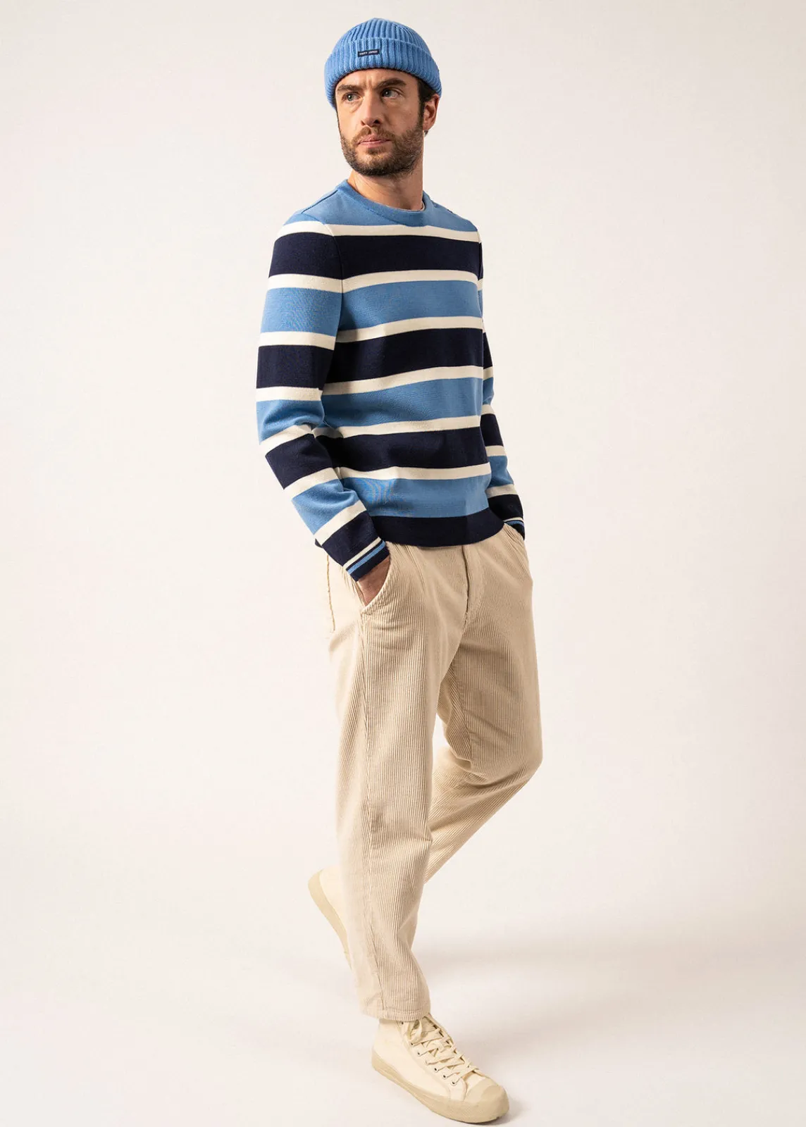Saint James Sailor Jumpers|Sailor Jumpers*Cancale Campus Sailor Jumper Oxygene/insigne/ecume