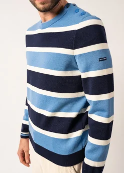 Saint James Sailor Jumpers|Sailor Jumpers*Cancale Campus Sailor Jumper Oxygene/insigne/ecume