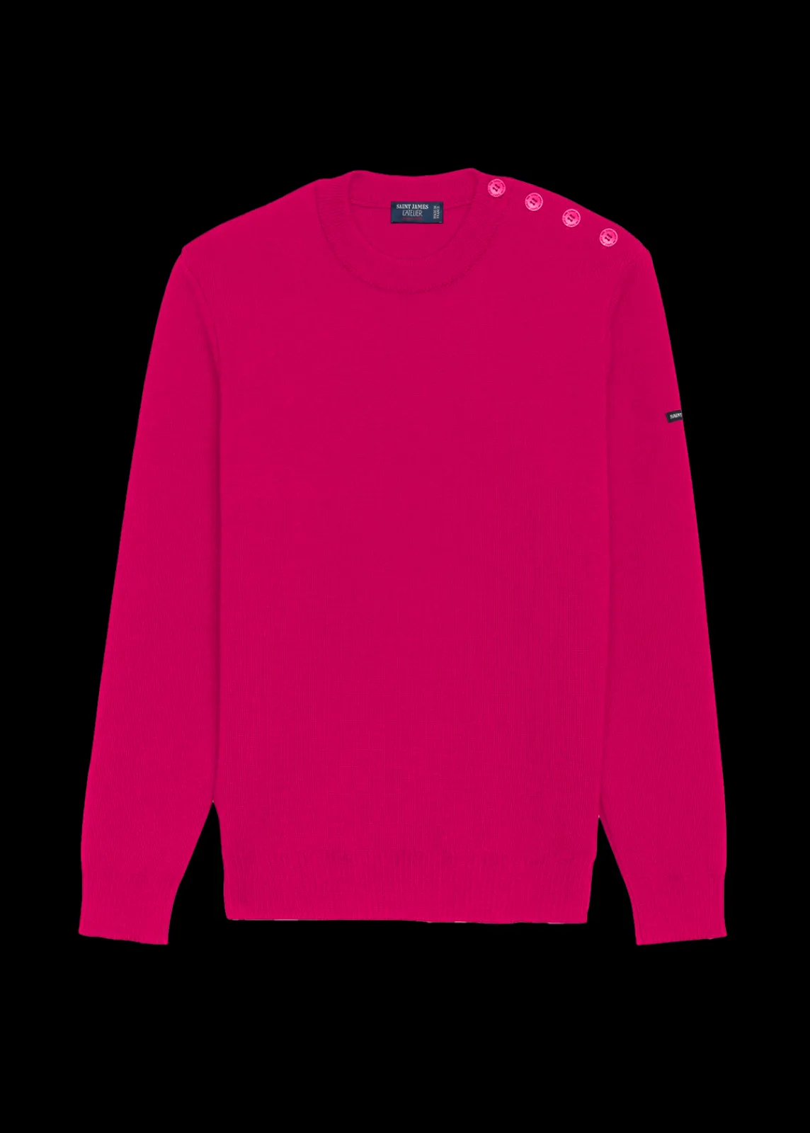 Saint James Sailor Jumpers|Sailor Jumpers*Cancale sailor jumper Magentapop/magenta