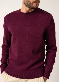 Saint James Sailor Jumpers|Sailor Jumpers*Cancale sailor jumper Prune