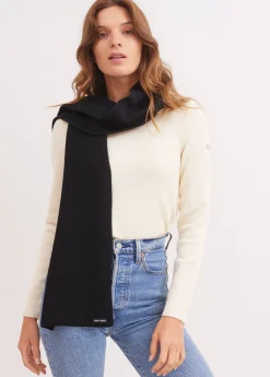 Saint James Scarves*Canoe scarf Noir
