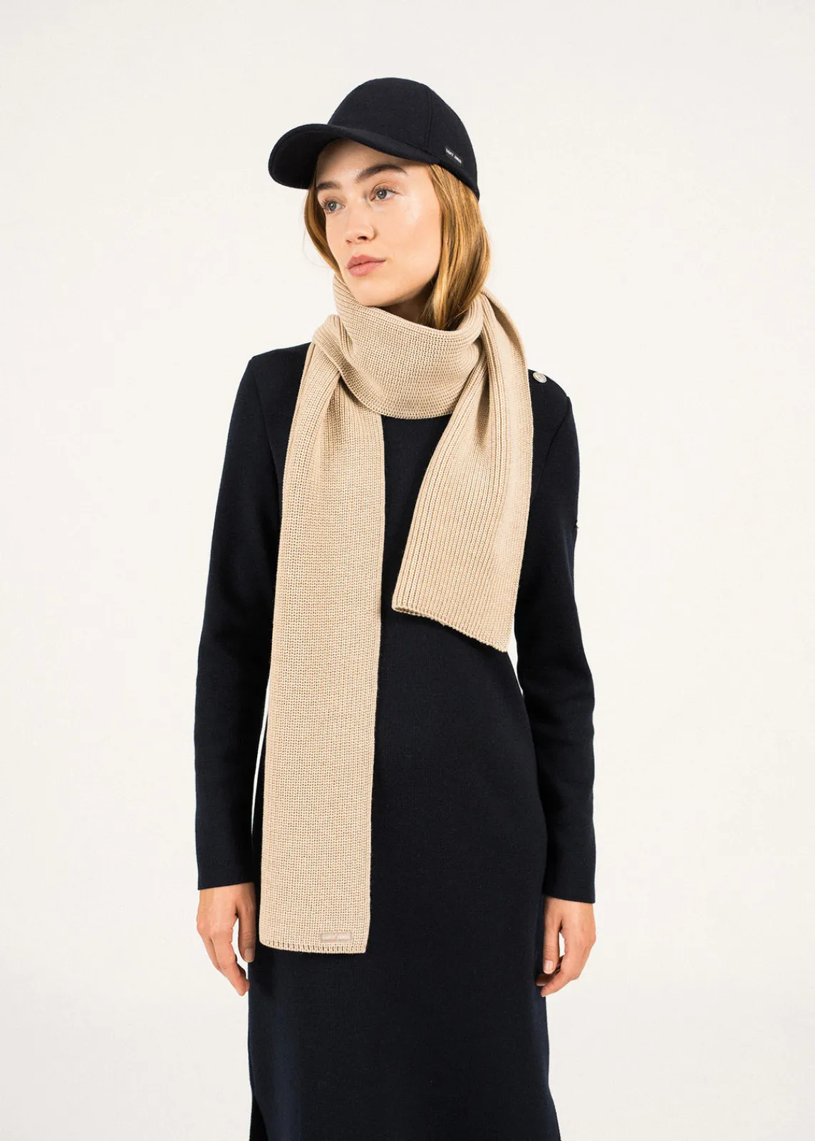 Saint James Scarves*Canoe scarf Beige