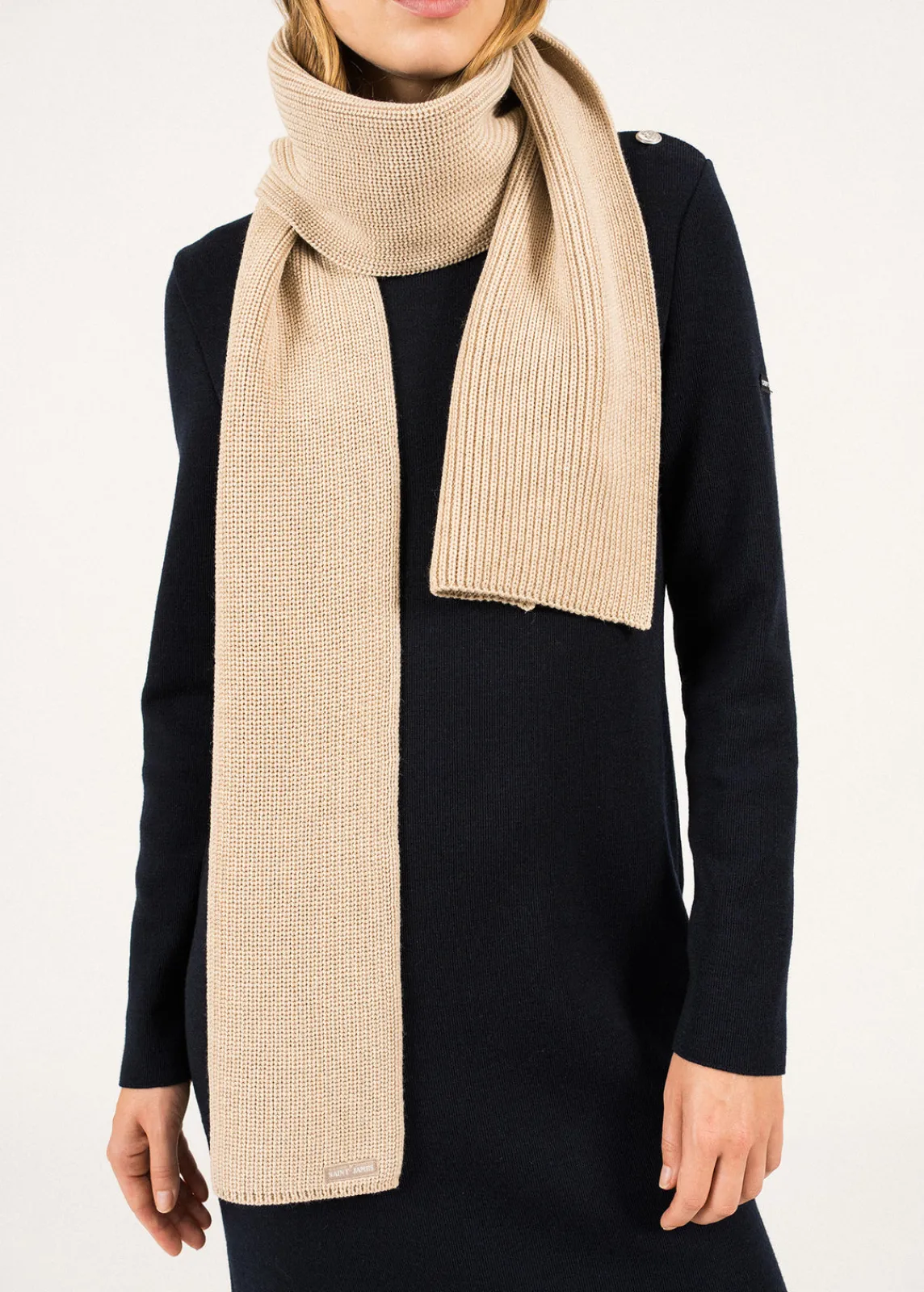 Saint James Scarves*Canoe scarf Beige