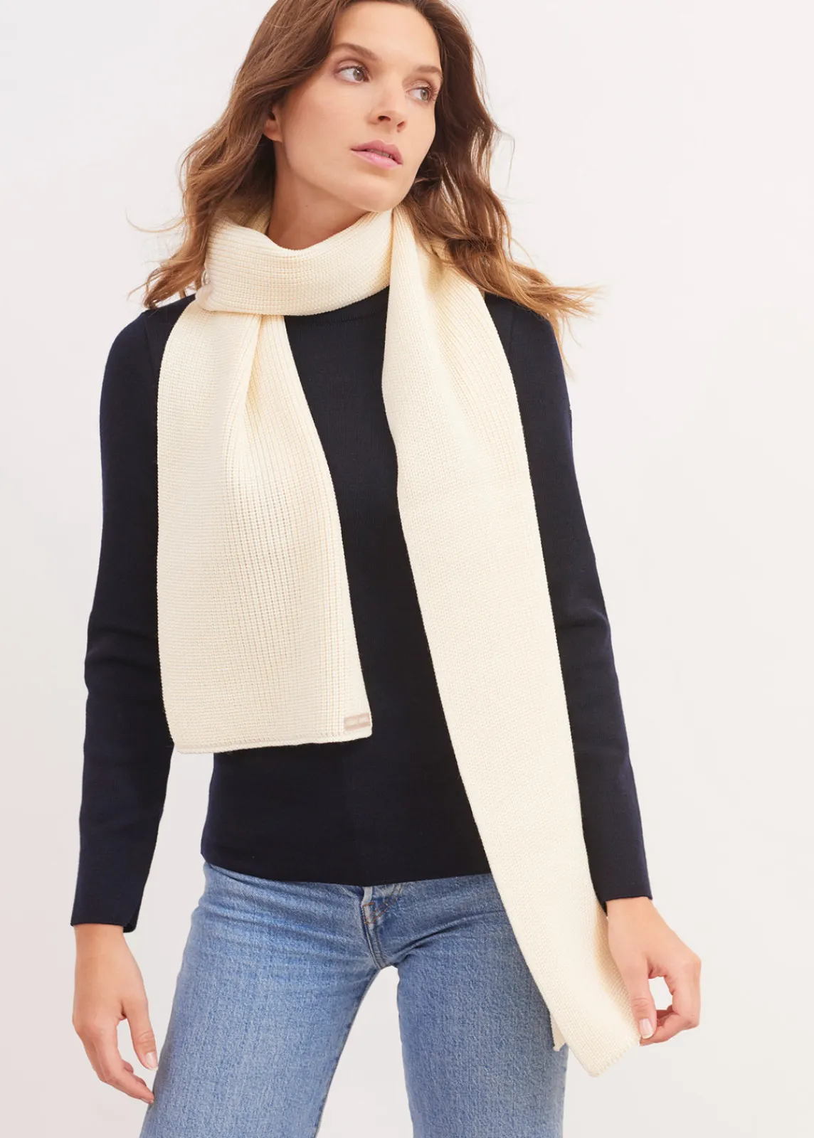 Saint James Scarves*Canoe scarf Ecume