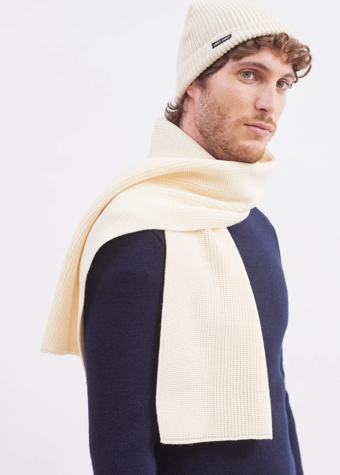 Saint James Scarves*Canoe scarf Ecume