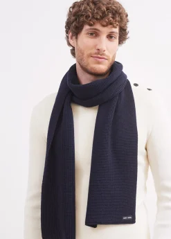 Saint James Scarves*Canoe scarf Navy