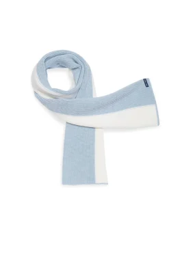 Saint James Accessories*Canoe Two-tone Wool Scarf Cielchine/blanc