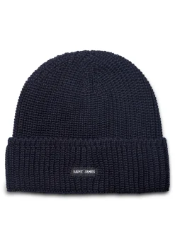Saint James Accessories*Canot turn-up hat Navy