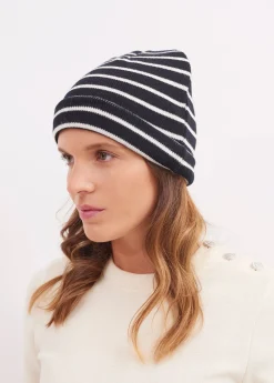 Saint James Accessories*Cartier striped sailor hat Navy/ecume