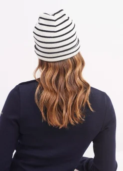 Saint James Hats & Beanies*Cartier striped sailor hat Ecume/navy