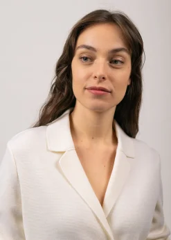 Saint James Shell Jackets & Raincoats*Charente wool blazer Blanc