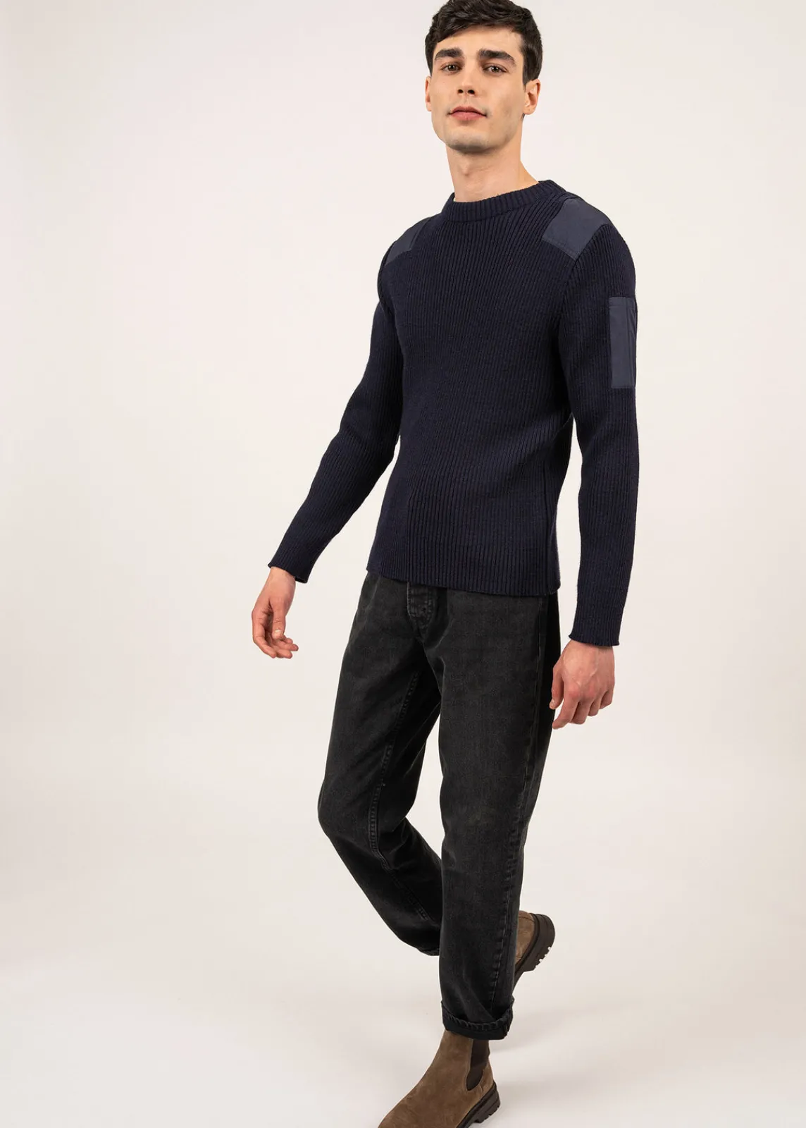 Saint James Sailor Jumpers|Sailor Jumpers*Condor military inspired jumper Marine