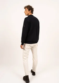 Saint James Jumpers & Cardigans*Crossley jumper Prune/navy