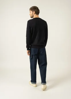 Saint James Jumpers & Cardigans*Cruiser round neck jumper Navy