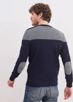 Saint James Sailor Jumpers|Sailor Jumpers*Dinan bicolour sailor jumper Marine/ecru