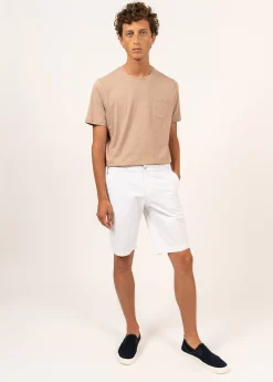 Saint James Trousers & Shorts*Doug straight Bermuda shorts Blanc