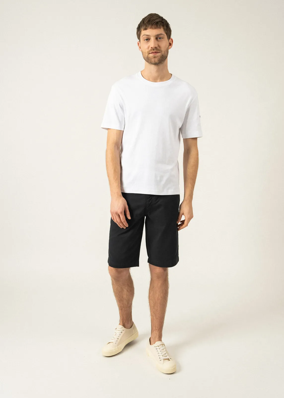 Saint James Trousers & Shorts*Doug straight Bermuda shorts Navy