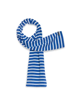 Saint James Scarves*Duguay striped scarf Gitane/ecume