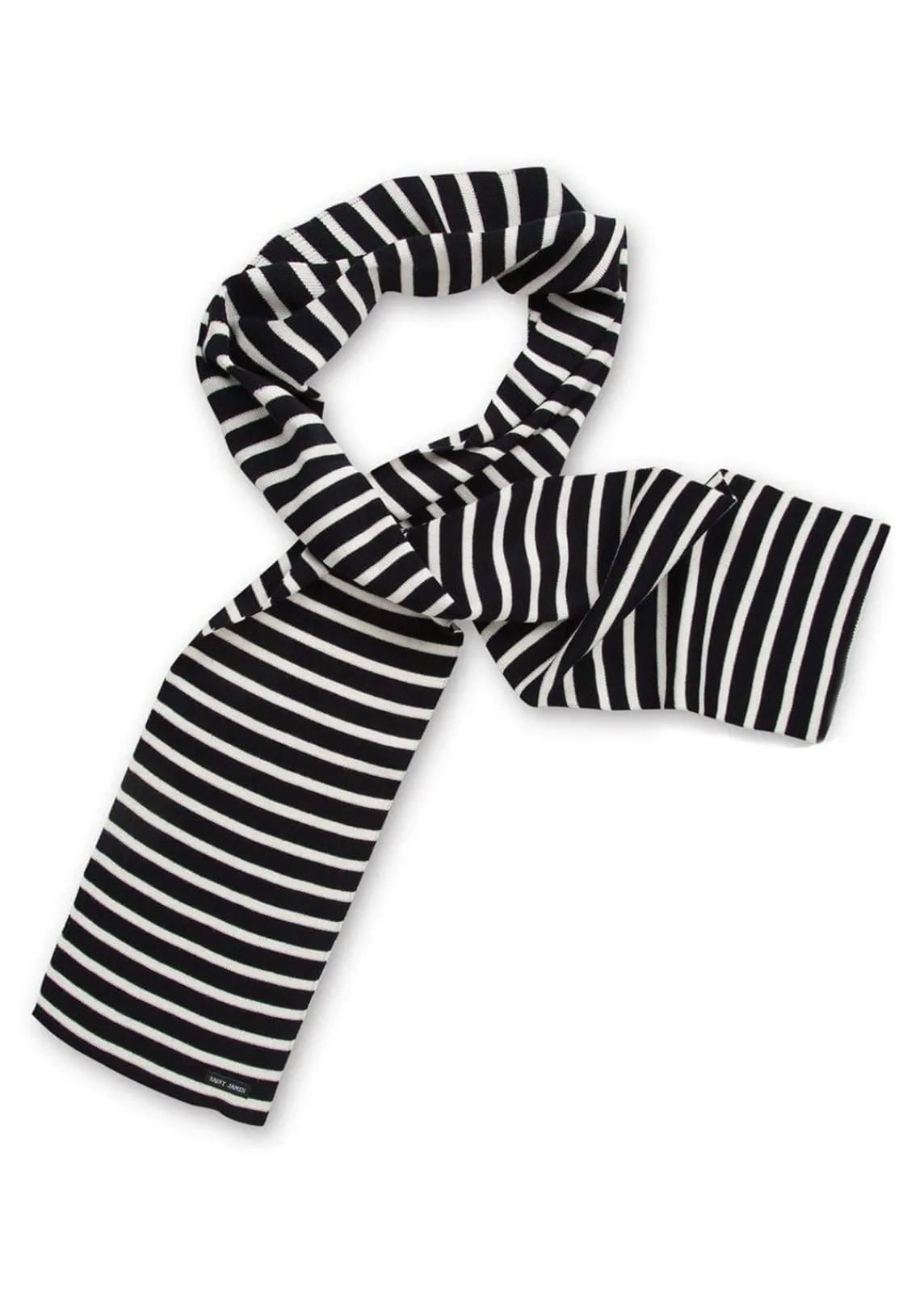 Saint James Accessories*Duguay striped scarf Navy/ecume