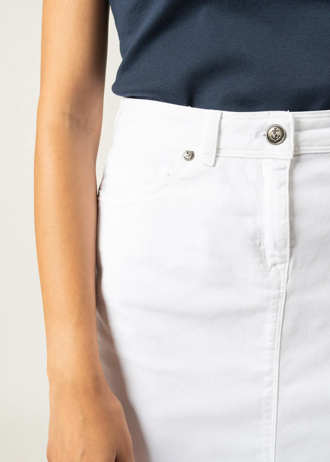Saint James Dresses & Skirts*Elfy regular skirt Blanc