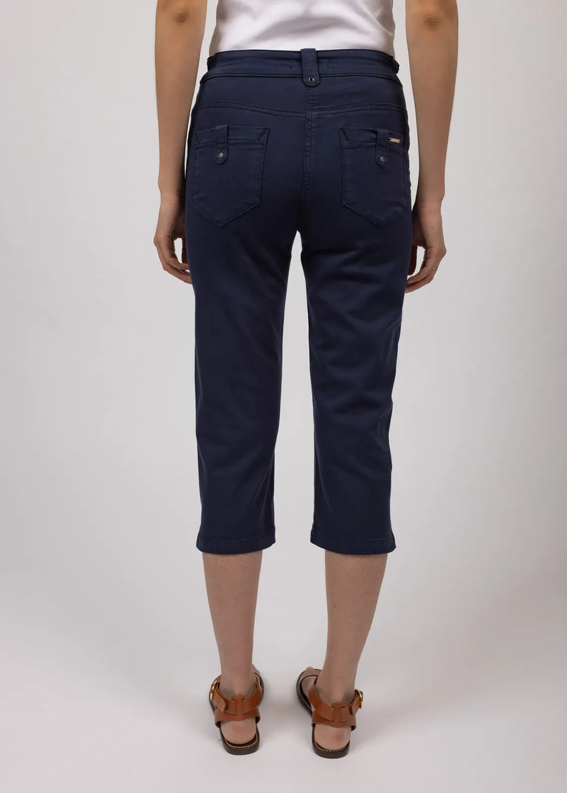 Saint James Trousers & Shorts*Elodie three quarters pants Marine